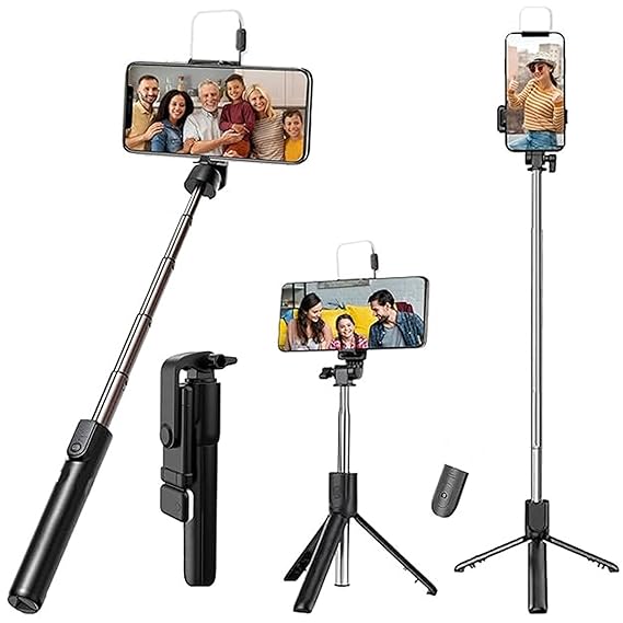 Kratos K2 Selfie Stick with Tripod Stand, 3 in 1