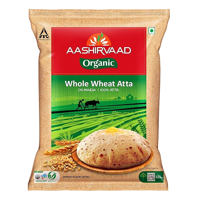 Nature's Superfoods Aashirvaad Organic Atta, 5kg