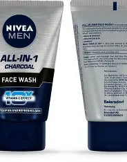 NIVEA MEN FACEWASH ALL IN ONE CHARCOAL 100G