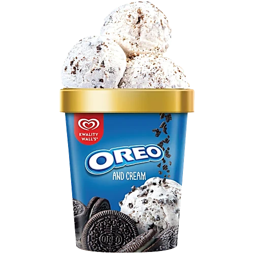 Kwality Wall's Frozen Dessert - Oreo & Cream, 700 ml