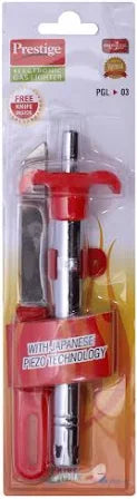 Prestige Stainless Steel Gas Lighter with Knife PGL-03