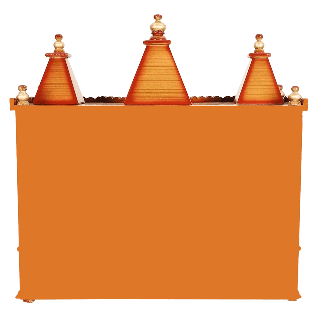 Sunanda Bhawan Medium Wall Mount Pooja Mandir without Door