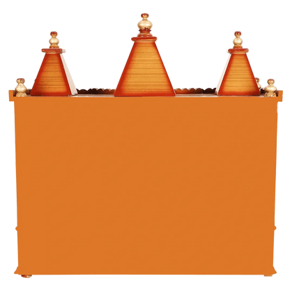 Sunanda Bhawan Medium Wall Mount Pooja Mandir without Door