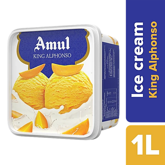 Amul Ice Cream - King Alphonso 1 lt Box