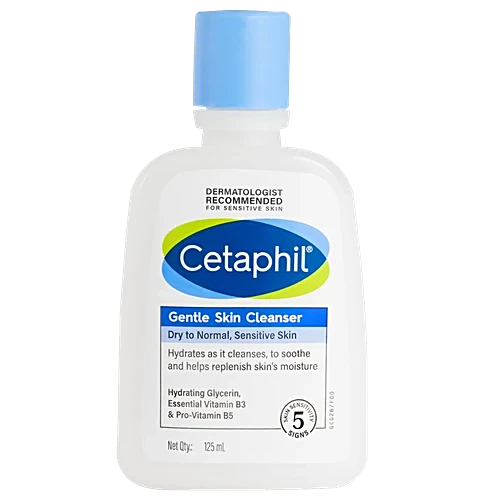 Cetaphil Gentle Skin Cleanser - Dry To Normal, Sensitive Skin, 125 ml