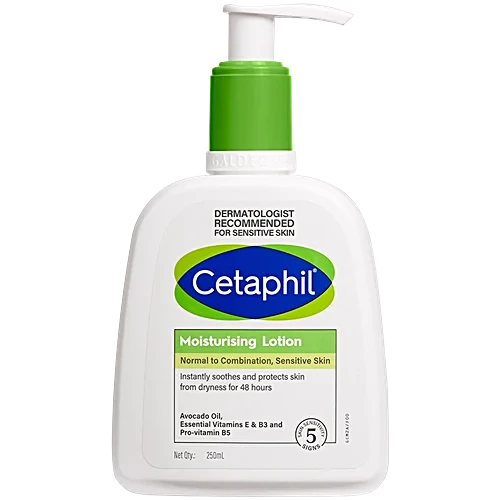Cetaphil Moisturising Lotion - Dry, Sensitive Skin, Non-Comedogenic, Fragrance-Free, 250 ml