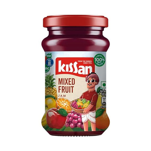 Kissan Mixed Fruit Jam , With Real Fruit Ingredients, 200 g