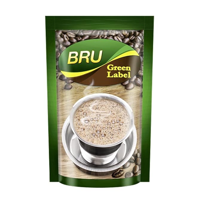 Bru Green Label Filter Coffee Powder 500 Gram Bag