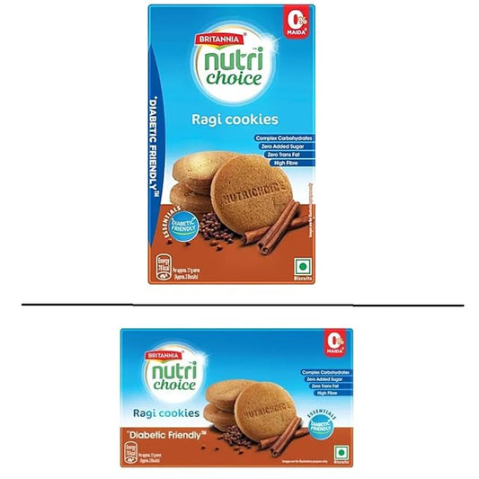NutriChoice Britannia NEssentials Ragi Cookies