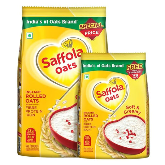 Saffola Oats | 1kg with 300g Free