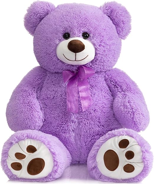 3 Feet Giant Purple Teddy Bear