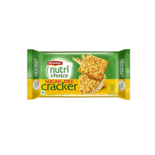 Britannia NutriChoice Sugar Free Cracker Biscuits Pouch, 300 g