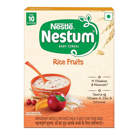 NESTUM Baby Cereal - Rice Fruits (From 10 to 24 months) - 300g,