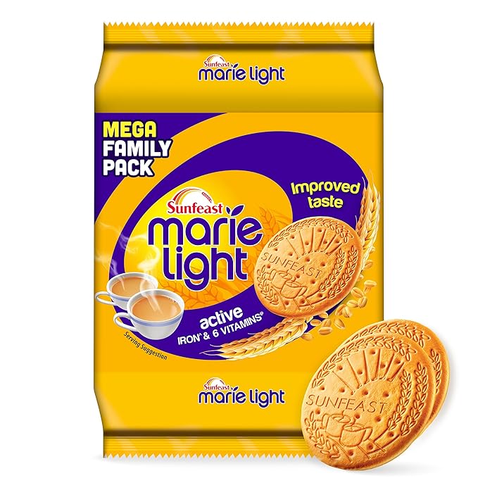 Sunfeast Marie Light Active, Marie Biscuits,1KG