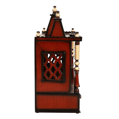 Sunanda Bhawan Medium Wall Mount Pooja Mandir without Door