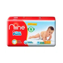 Niine Baby Diaper Pants (M) - 34 PcS