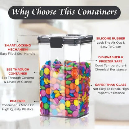 Air Tight Containers For Kitchen Storage Set,