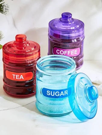 Home Centre Corsica Medika Glass Kitchen Container Set