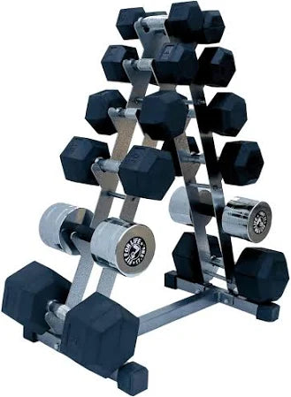 Protoner dumbbell rack for 6 pairs for home gym fitness