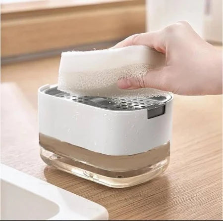 Oslen 2 in 1 Soap Dispenser with Sponge Holder